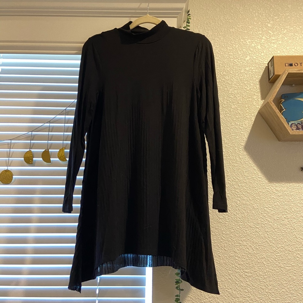 CHICOS mixed media long tunic